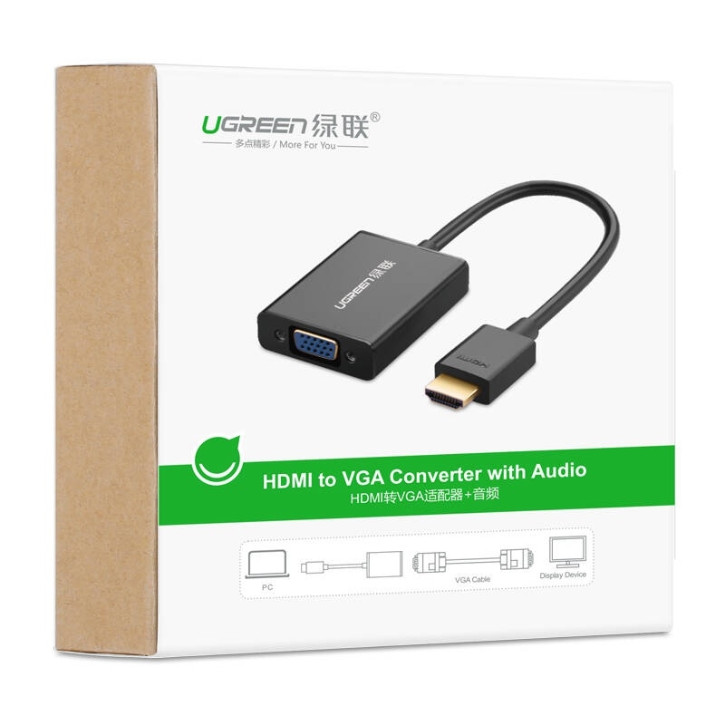 UGREEN HDMI to VGA Converter with Audio