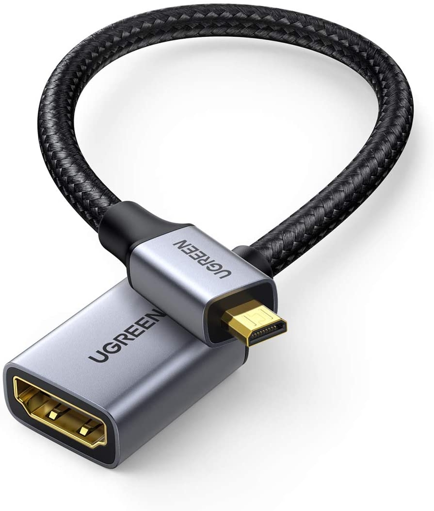 Đầu chuyển hình ảnh UGREEN Micro HDMI Male to HDMI Female Adapter Cable