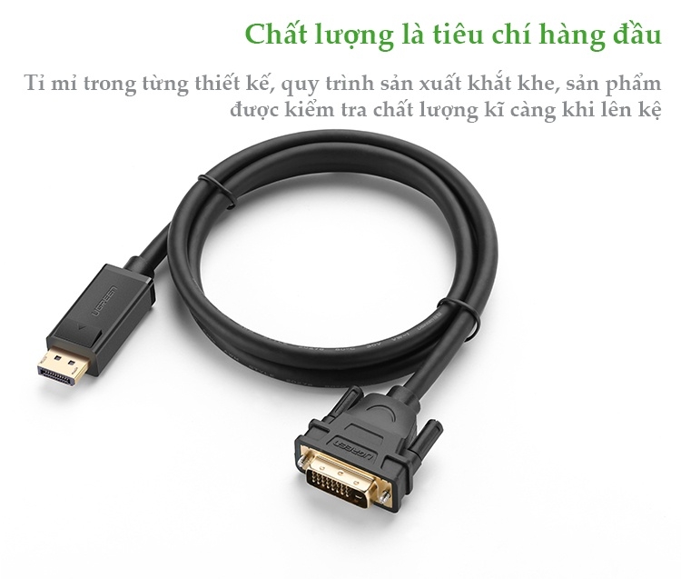 UGREEN DP Male to DVI Male Cable