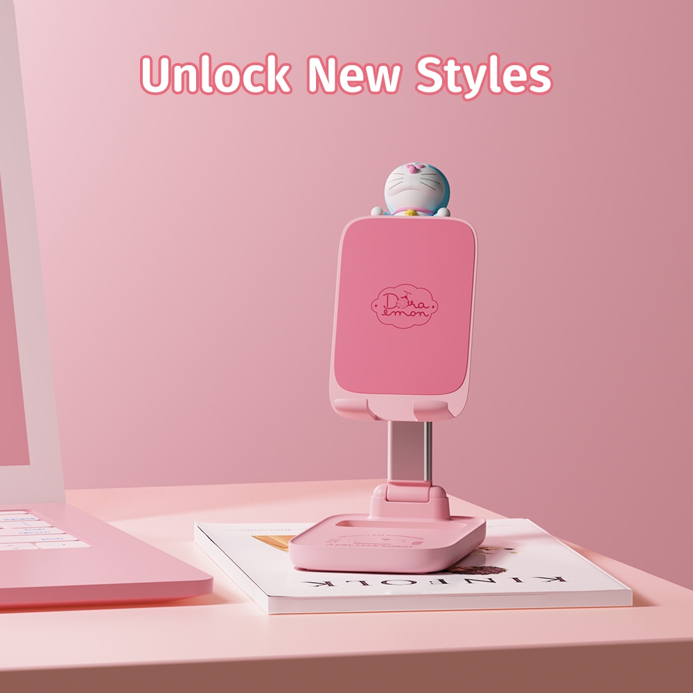 Giá Đỡ Điện Thoại Để Bàn ROCK Doraemon N30 (Anti-slip Silicone, Dual Axis Adjustment, Freely Adjustable Height)