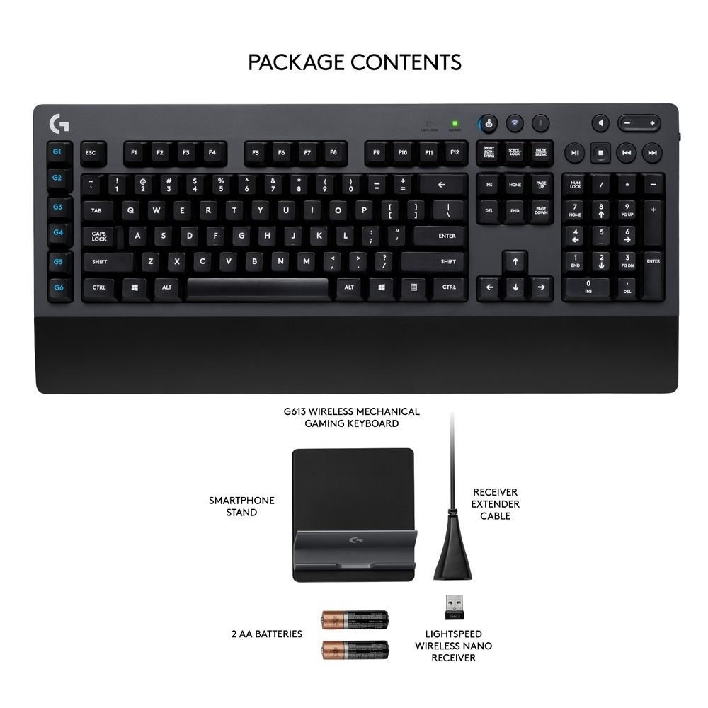 BÀN PHÍM LOGITECH G613 KHÔNG DÂY
