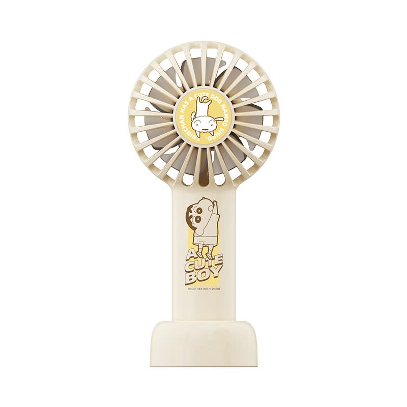 Quạt Cầm Tay Mini ROCK Crayon Shinchan Air Bubble (3W, 8H, 1200mAh, 3-Speed Power)