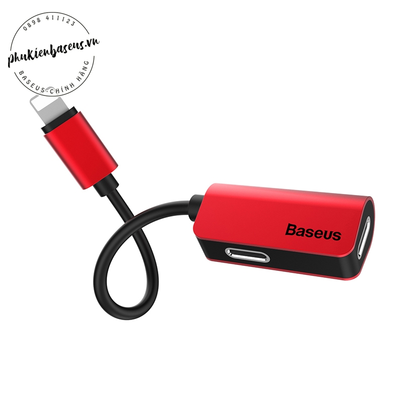 Bộ chia cổng Lightning 1 thành 2 Baseus L37 cho iPhone - Giải pháp vừa nghe nhạc vừa sạc pin hoặc Sync Data