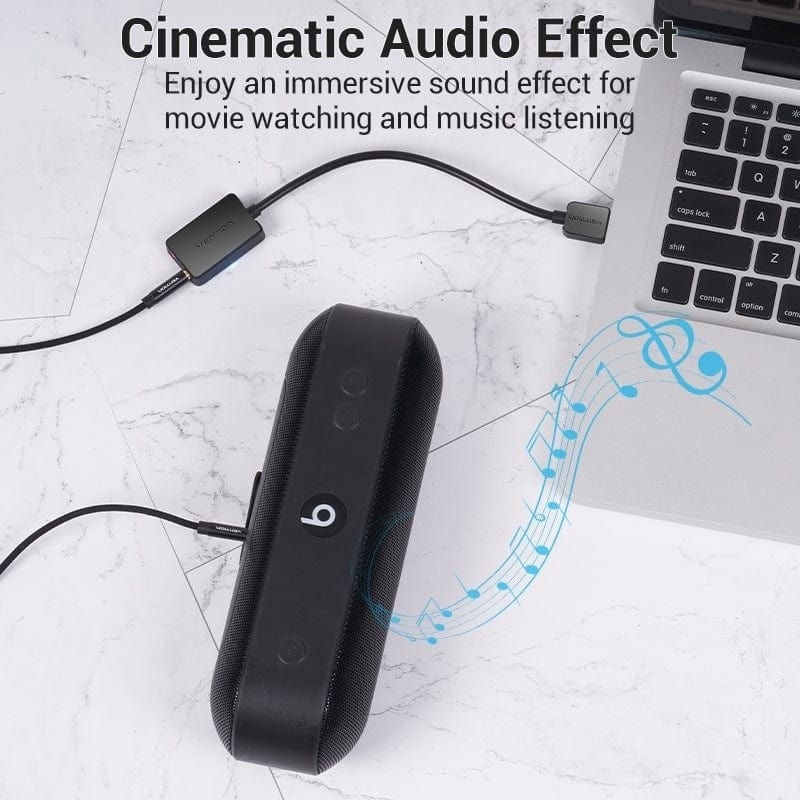 Bộ chuyển đổi USB to 2*3.5mm Vention CDYB0 (Male to Female)