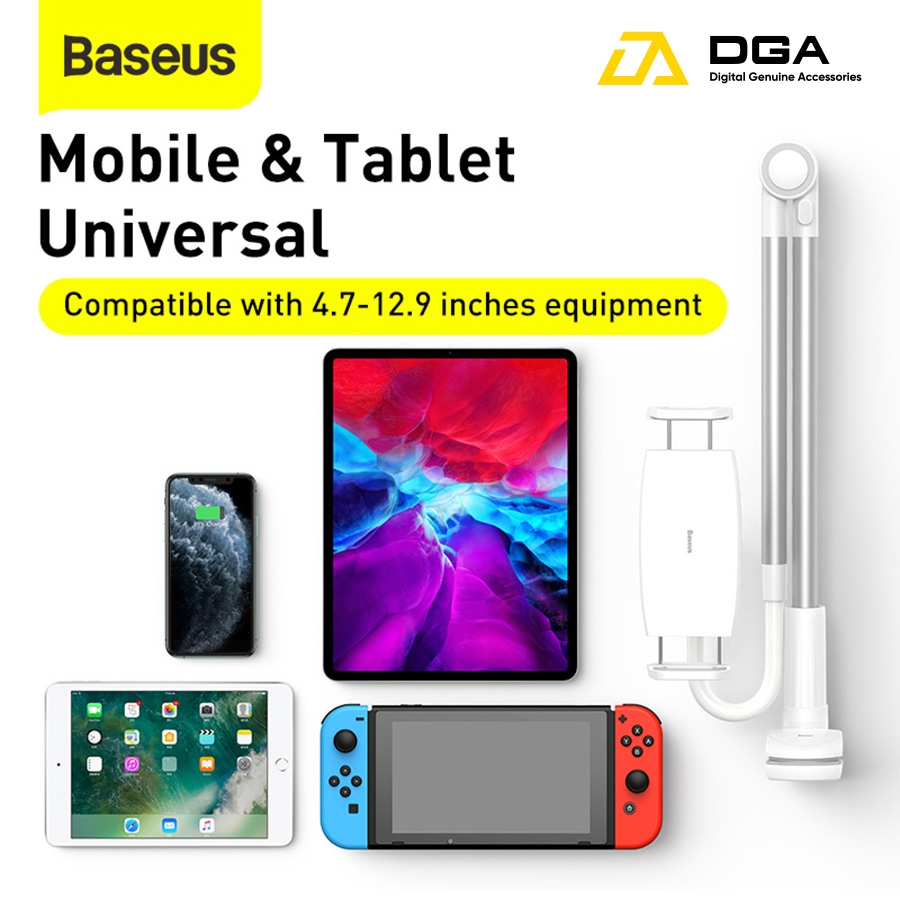 Giá đỡ giữ điện thoại chân kẹp dùng cho IPad Baseus Otaku life rotary adjustment lazy holder Pro（Applicable for phone/ ipad)