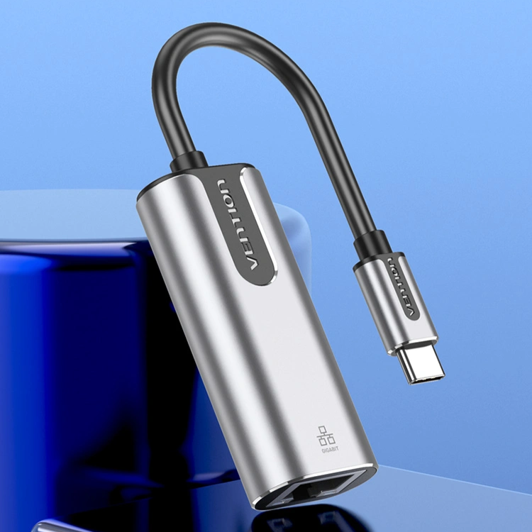 Bộ chuyển đổi USB-C to Gigabit Ethernet Vention CFNHB (1Gbps, Aluminum Alloy Type)