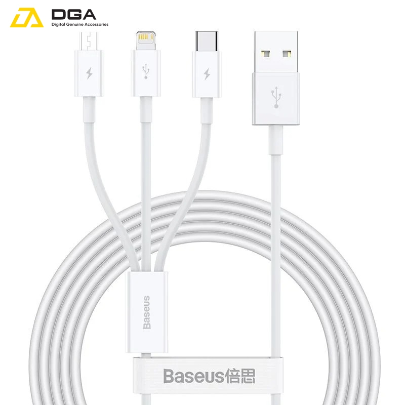 Cáp sạc 3 đầu Baseus Superior Series 3 in 1