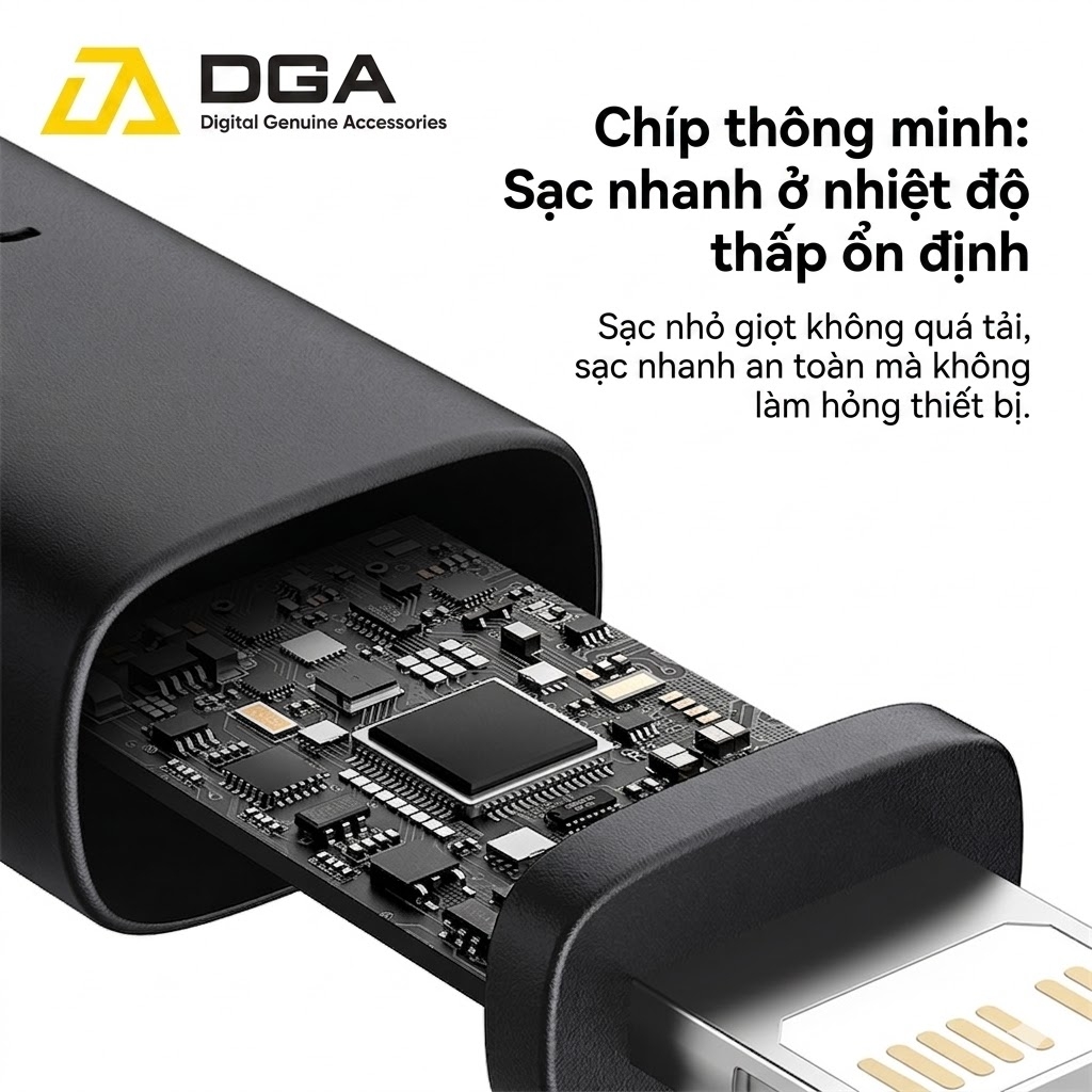 Cáp Sạc Nhanh Baseus Dura Series C to Lightning 20W (480Mbps)