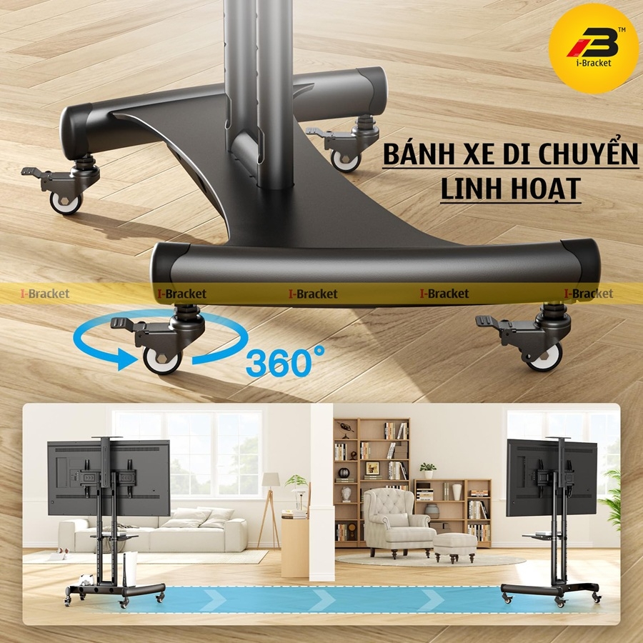 Giá treo tivi di động E2050 32-75 inch