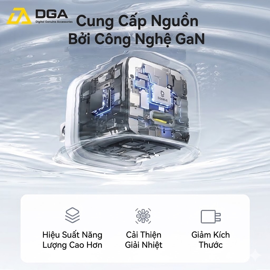 Củ Sạc Nhanh Baseus EnerFill FN22 30W (1*Type-C port, iPhone / iPad / Samsung)