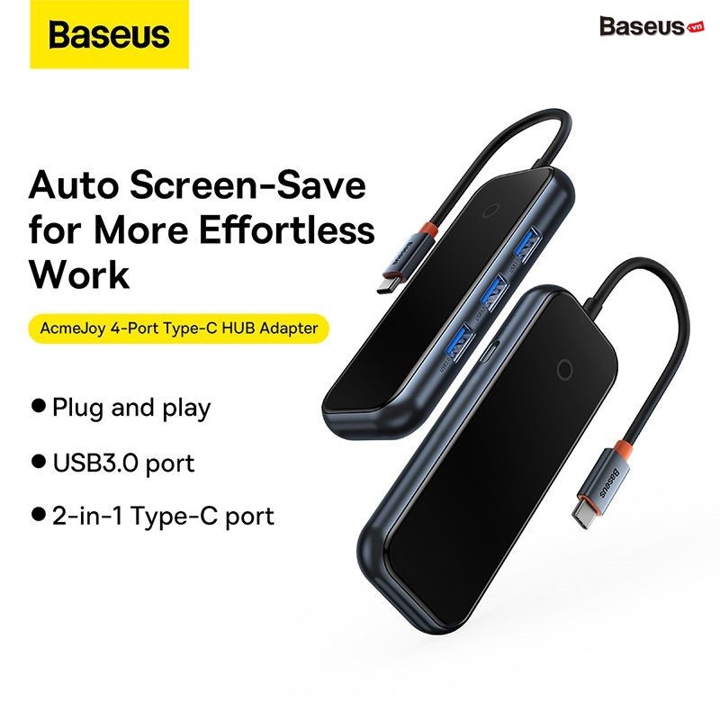 Hub Mở Rộng Kết Nối Đa Năng Baseus AcmeJoy HUB Docking Station Cho Macbook Laptop iPad Điện Thoại