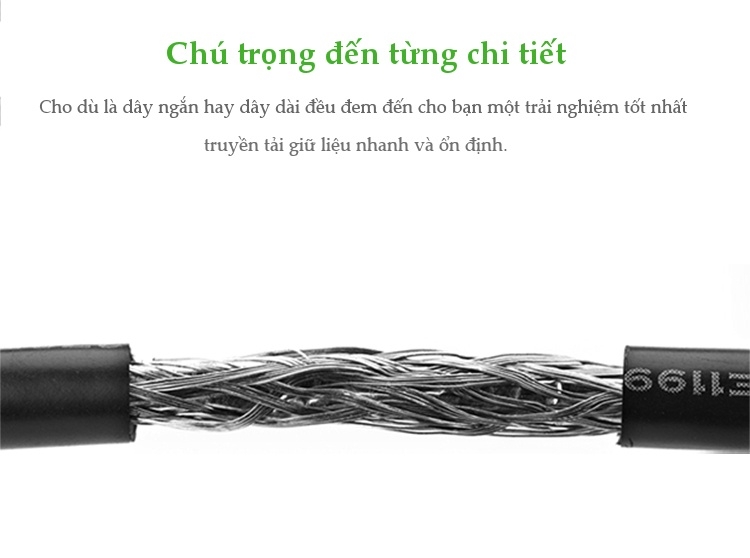 UGREEN HDMI Male to Female Cable 0.5m (Black)