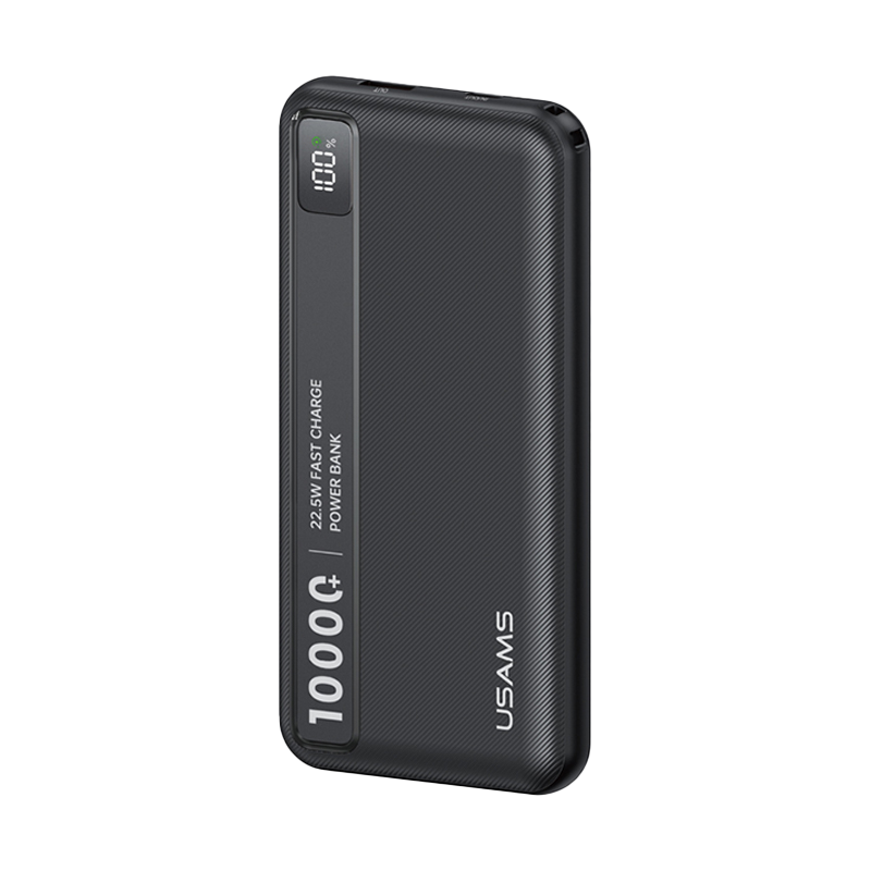 Pin Dự Phòng USAMS CD263 10000mAh 22.5W (1*Type-C + 1*USB-A port, Digital Display)