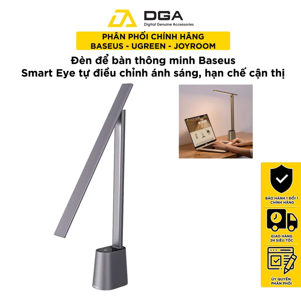 Đèn để bàn thông minh Baseus Smart Eye Series Charging Folding Reading Desk Lamp