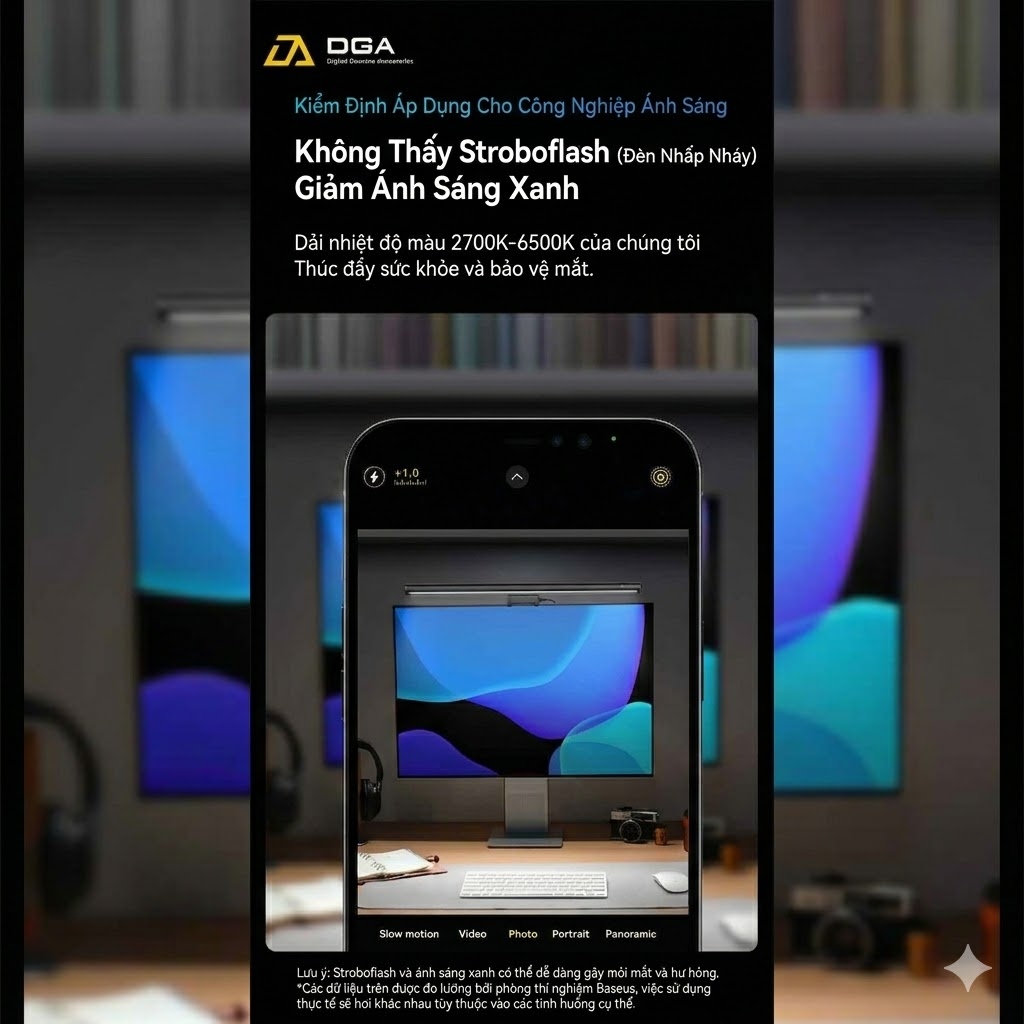 Đèn Treo Màn Hình Chống Chói Bảo Vệ Mắt Baseus i-wok2 Series USB Asymmetric Light Source Screen Hanging Light