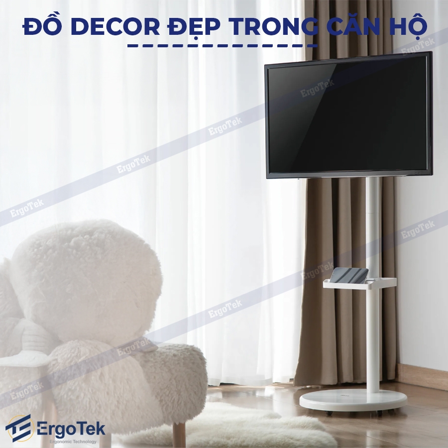 Giá Treo Tivi Di Động Ergotek E2190 (17-35 inch) - Xoay 360 độ