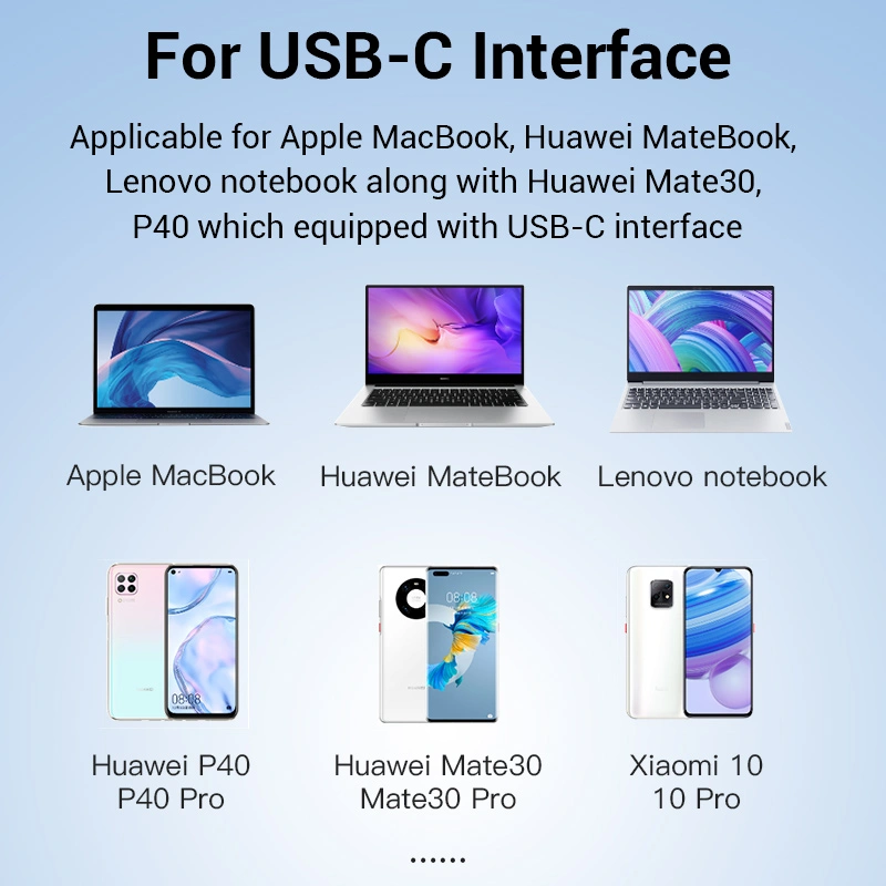 Bộ chuyển đổi USB-C to Gigabit Ethernet Vention CFNHB (1Gbps, Aluminum Alloy Type)