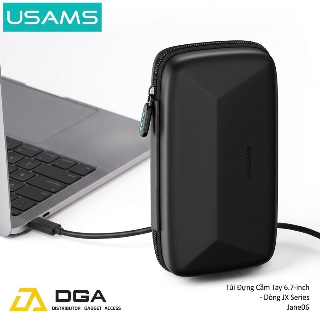 Túi Phụ Kiện USAMS Jane09 8inch – Chống Thấm Nước, Nhỏ Gọn, Bảo Vệ Phụ Kiện Công Nghệ Tối Ưu