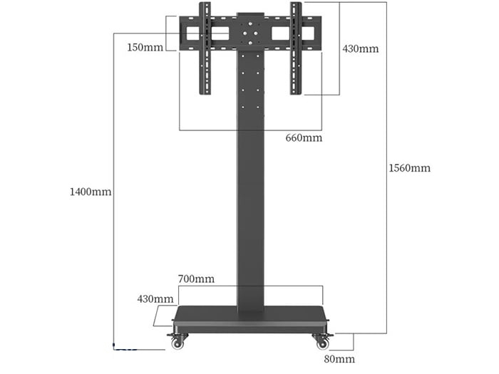 Giá Treo Tivi Di Động E1290 (32