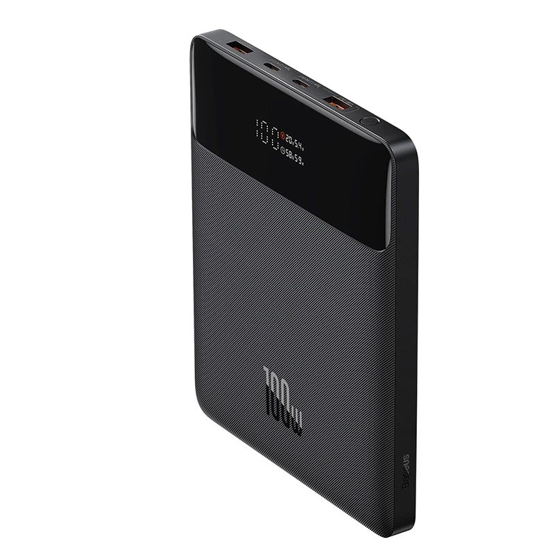 Pin Sạc Dự Phòng Laptop Baseus Blade High Power Digital Display Quick Charge Power Bank 20000mAh 100W (Sạc siêu nhanh, 4 cổng sạc Cx2 + USBx2, kèm cáp C to C, New Upgrade Version)