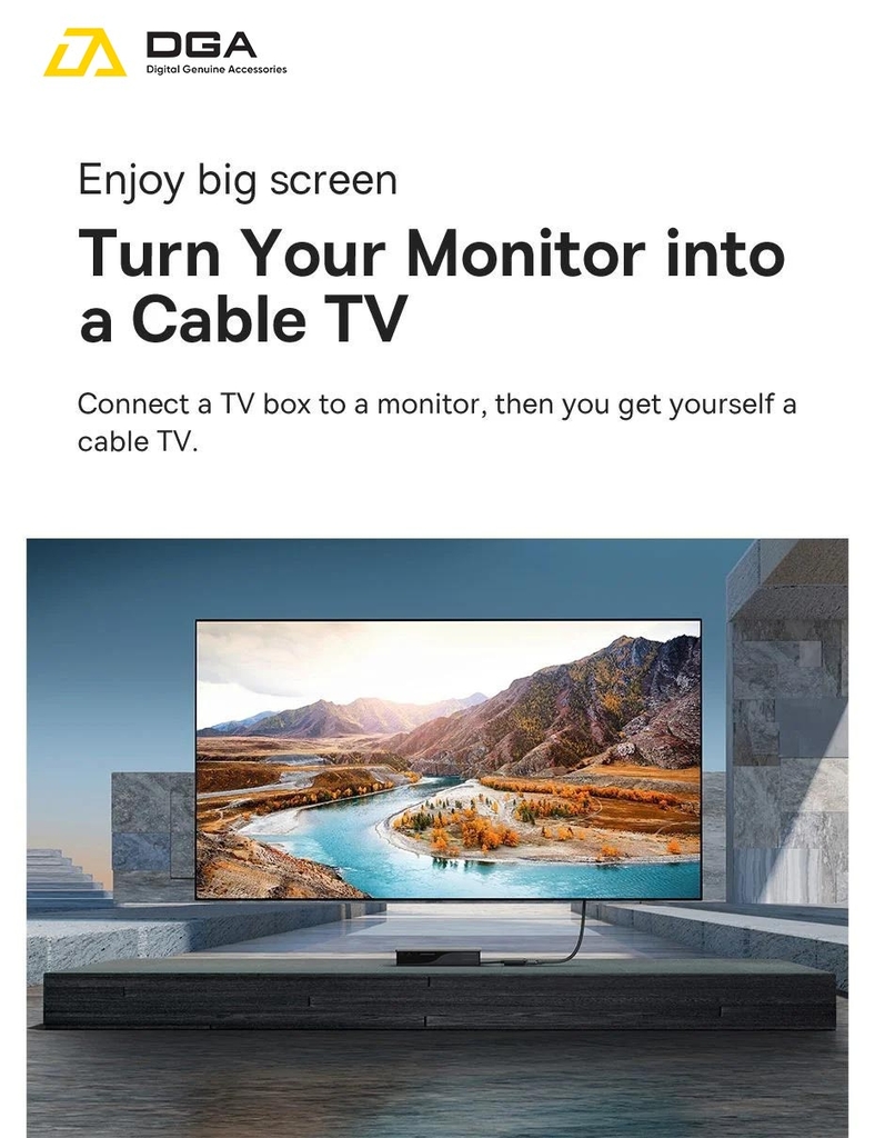 Hub Chuyển Đổi Kết Nối Baseus Lite Series Adapter HDMI to VGA