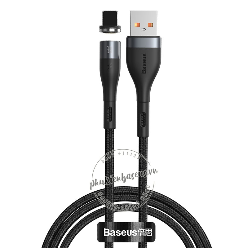 Cáp từ hỗ trợ sạc nhanh Baseus Zinc Magnetic Gen5 Safe Fast Charging Cable