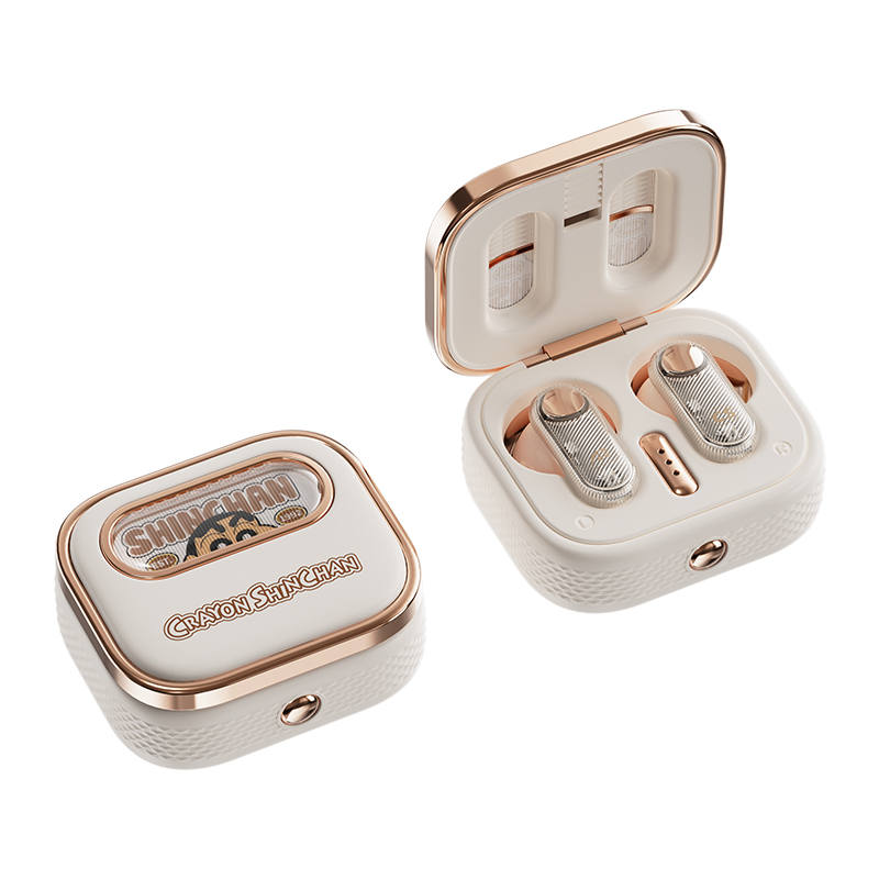 Tai Nghe Không Dây TWS ROCK Crayon Shinchan Retro Series (Bluetooth v5.3, IPX4, 4H)