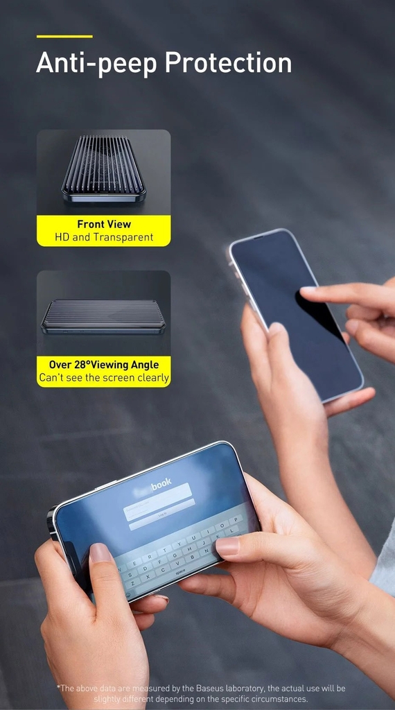 Kính cường lực Baseus 0.23mm curved-screen tempered glass screen protector with crack-resistant edges