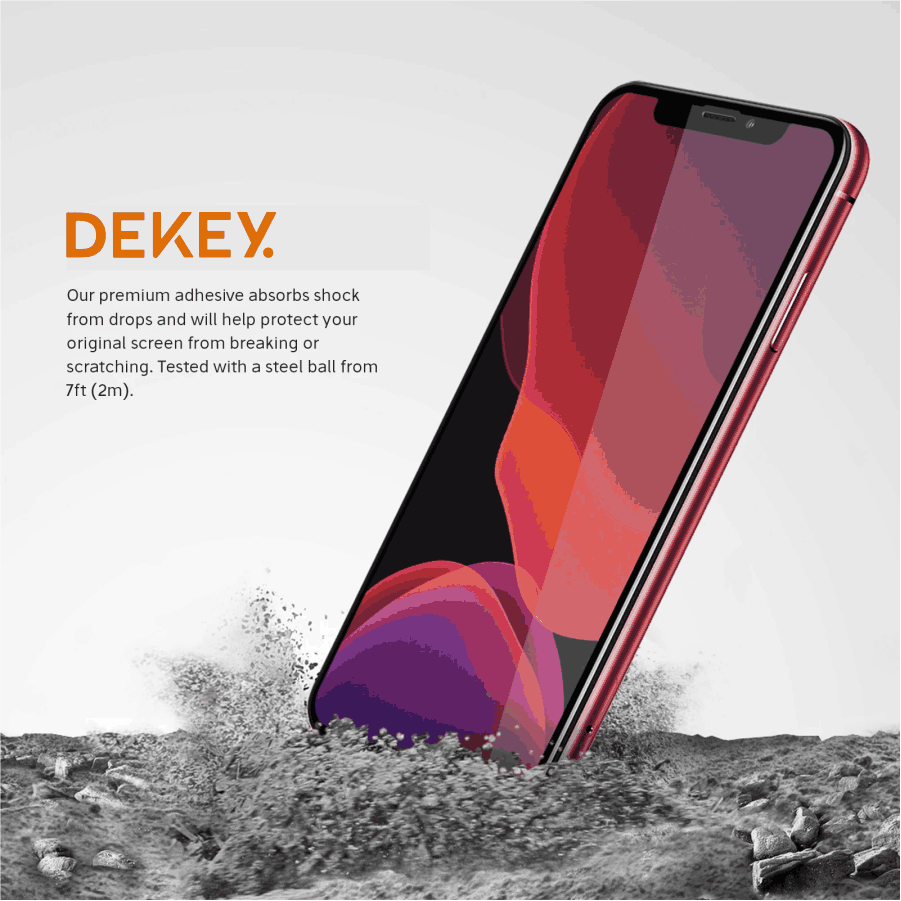 Kính cường lực Dekey 3D Master Glass Luxury iPhone 7/8 Series