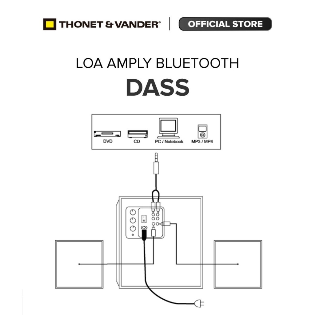 Loa Bluetooth không dây Thonet & Vander DASS 60w