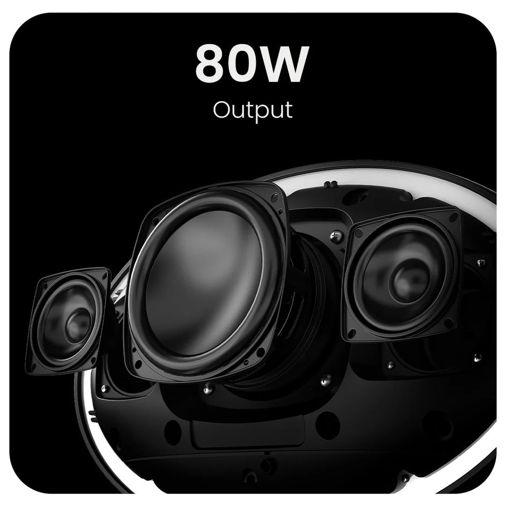 Loa Di Động Không Dây HiFuture ORBIT 80W (Bluetooth v.5.4, 8H, 8000mAh, RGB LED Light, Connects USB/Type-C and AUX IN, DSP, DynaBoost™ Technology, TWS Mode)
