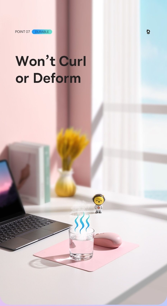 Lót Chuột Baseus Mouse Pad Chất Liệu Da PU Siêu Mịn