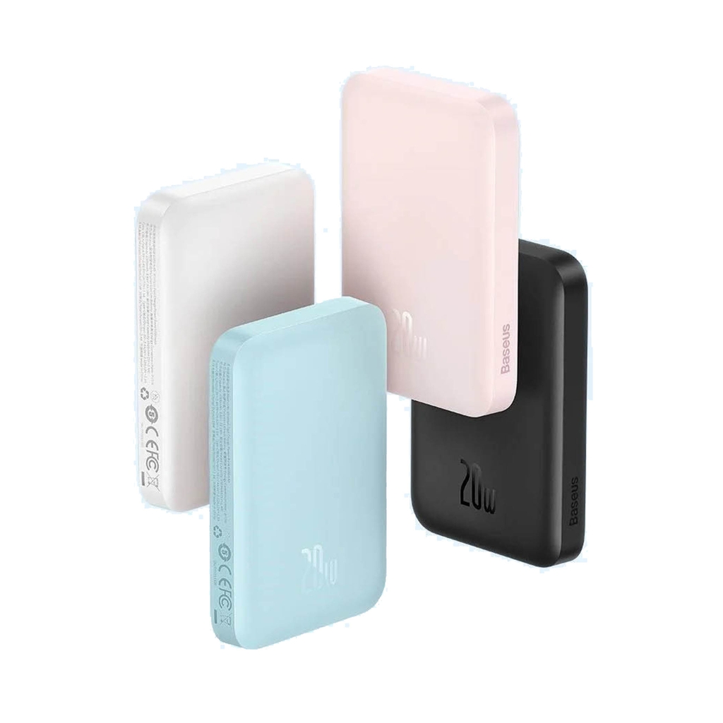 Pin Sạc Dự Phòng Không Dây Sạc Nhanh 20W Tích Hợp Nam Châm Baseus Magnetic Wireless Charging Power bank 10000mAh (With Baseus Xiaobai series Cable Type-C to Type-C 60W(20V/3A) 50cm)