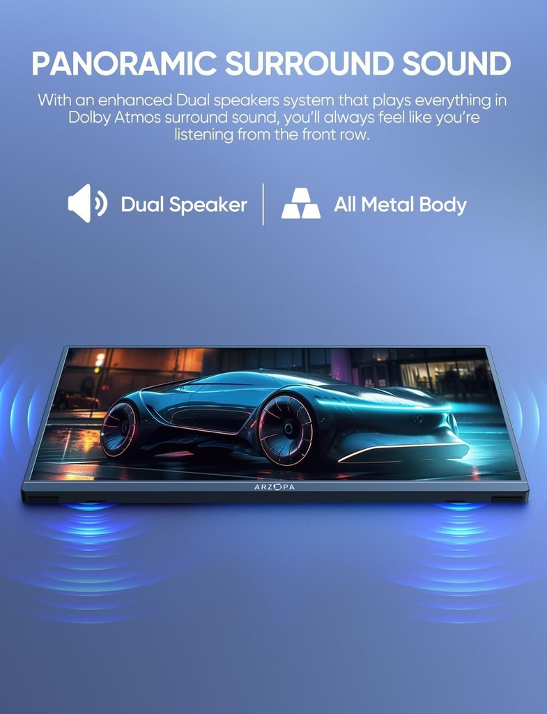 Màn hình di động ARZOPA A1 GAMUT