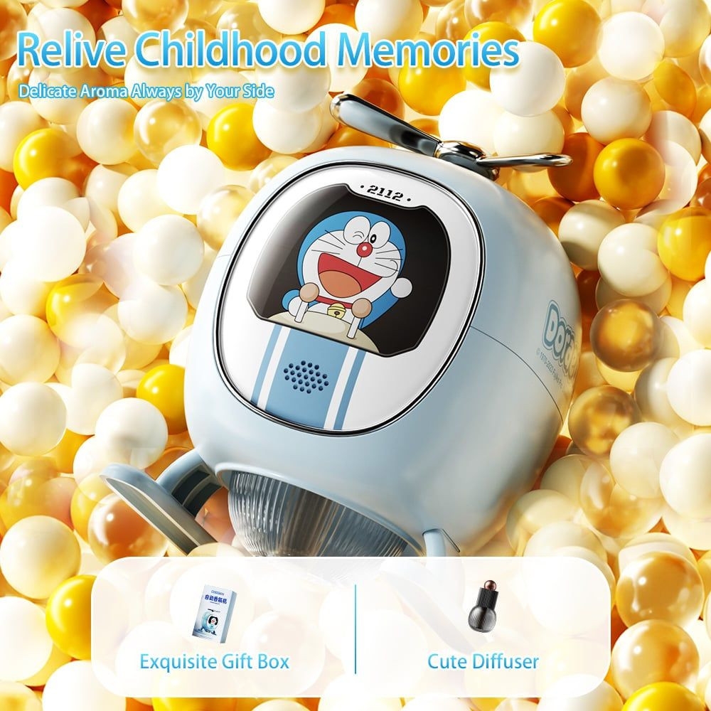 Máy Khuếch Tán Tinh Dầu ROCK SPACE Doraemon Aroma Essential Oil Diffuser (60ml, Doraemon Authentic Licensed)