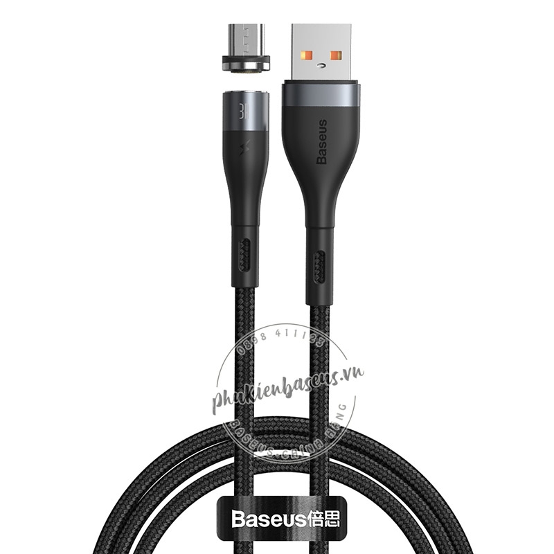 Cáp từ hỗ trợ sạc nhanh Baseus Zinc Magnetic Gen5 Safe Fast Charging Cable