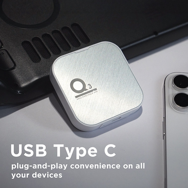 Ổ cứng di động SSD DATO ARES Q3 có magsafe tốc độ 1600MB/s