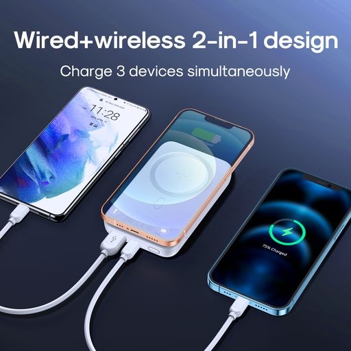 Sạc dự phòng Joyroom W020 20W Mini magnetic wireless power bank 10000mAh