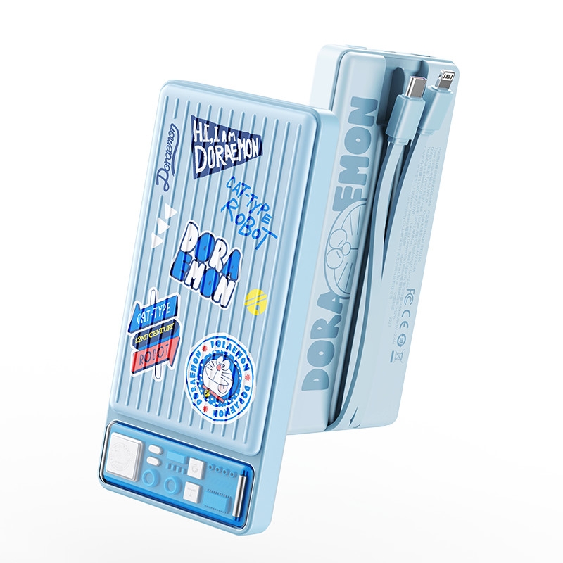 Pin Dự Phòng ROCK SPACE Doraemon P96 Fast Charging (10000mAh, Doraemon Authentic Licensed)