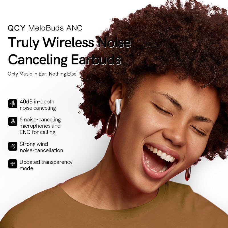 Tai nghe không dây QCY XIAOMI MeloBuds ANC chống ồn chủ động