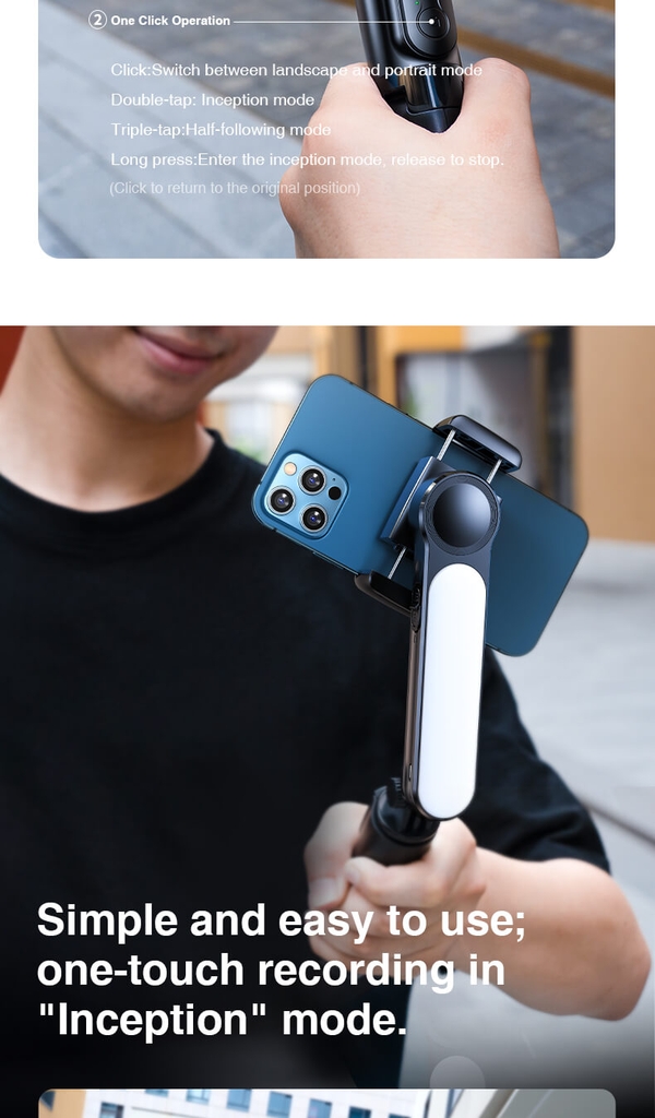 Gimbal chống rung Mini Rtako L08 Mini Anti-shake Gimbal