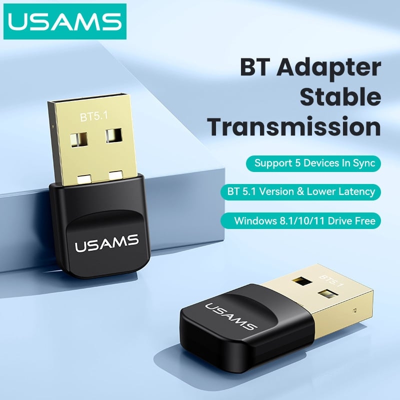 USB Bluetooth USAMS – ZB321 USB BT Adapter 5.1 Version ( Black )