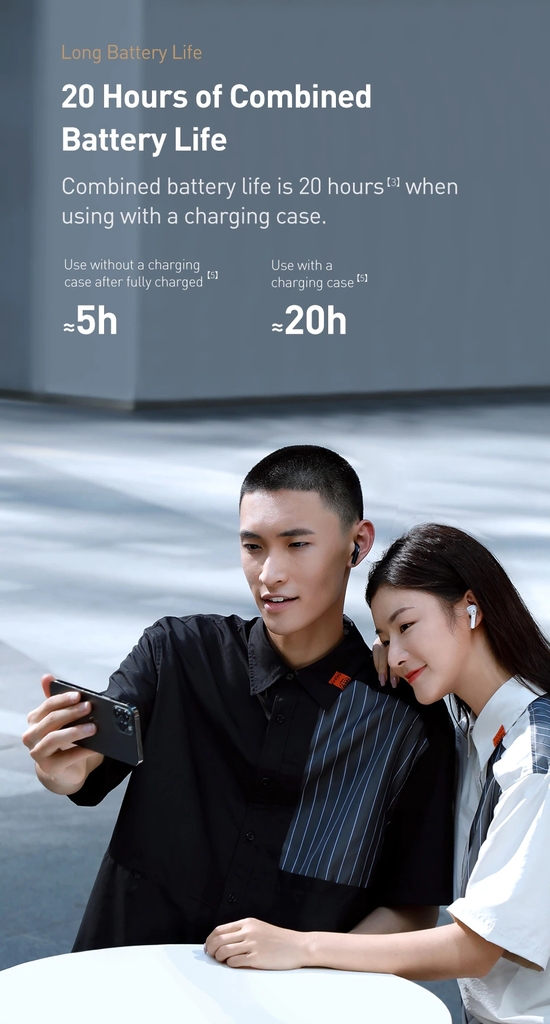 Tai nghe không dây Bluetooth True Wireless Baseus Bowie Series E8 TWS