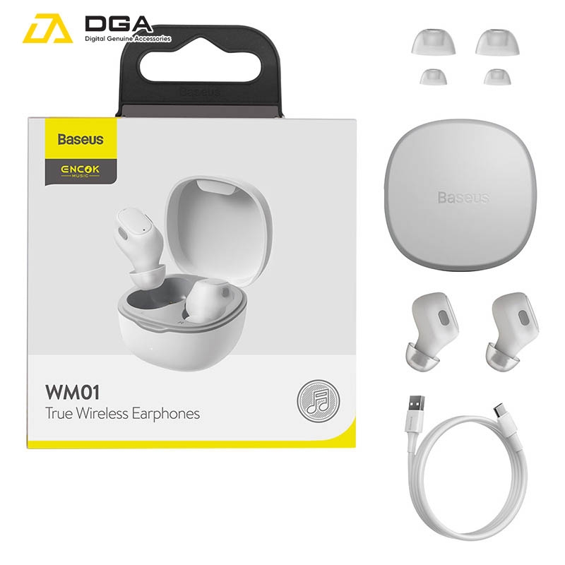 Tai nghe không dây Bluetooth Baseus Encok True Wireless Earphones WM01