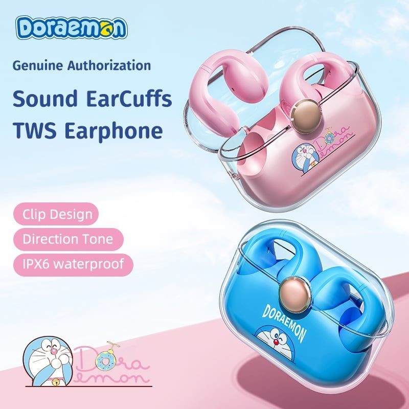 Tai Nghe Không Dây ROCK SPACE  Doraemon Sound Earcuffs TWS (Doraemon Authentic Licensed)