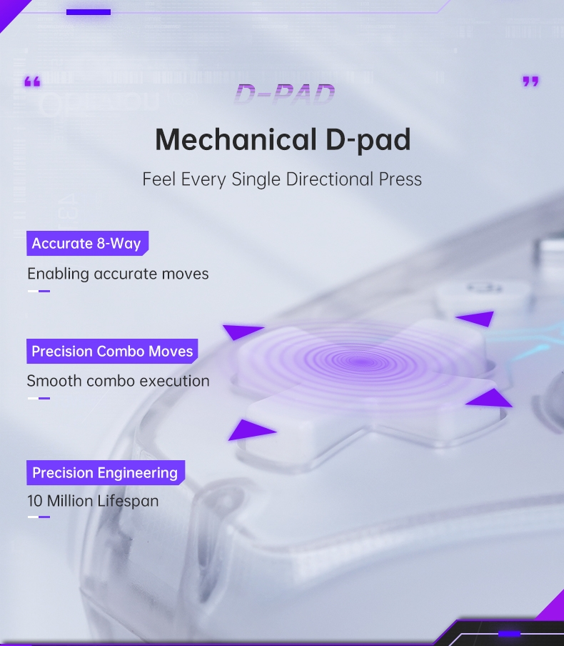 Tay cầm chơi game không dây Machenike G3s Dual-Mode - Hàng Chính Hãng