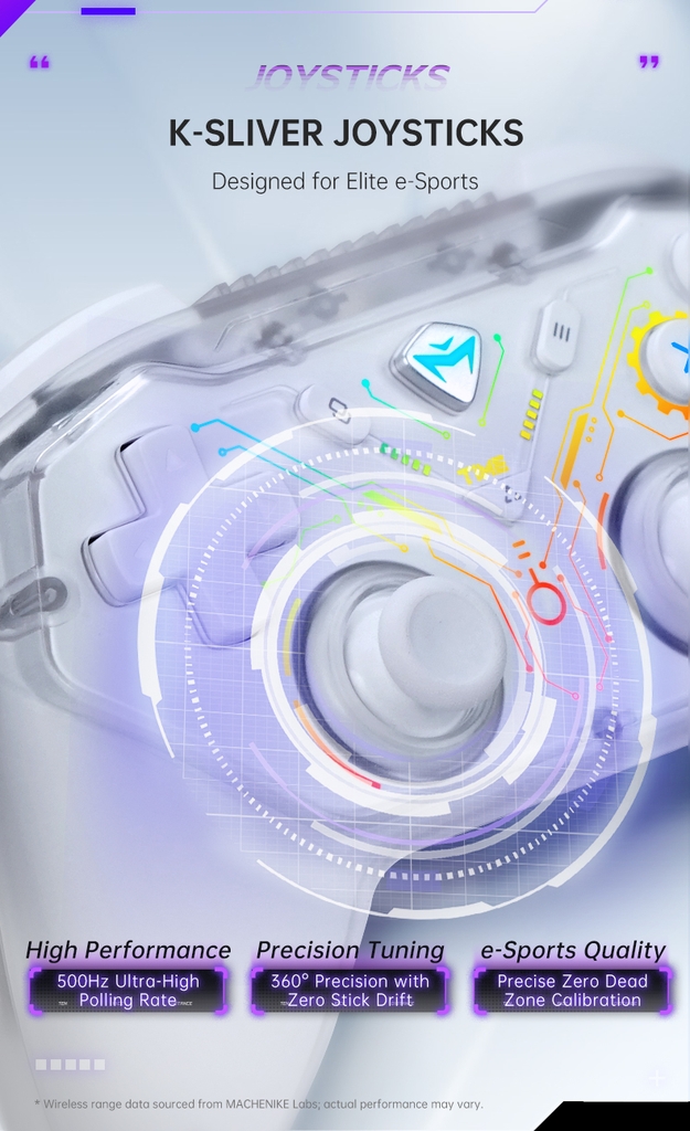 Tay cầm chơi game không dây Machenike G3s Dual-Mode - Hàng Chính Hãng