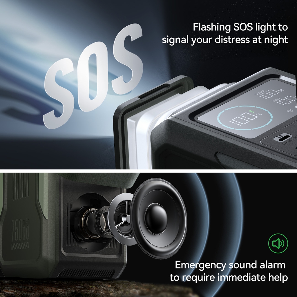 Trạm sạc dự phòng di động Joyroom PBF10 dung lượng 75000mAh sạc nhanh 100W tích hợp đèn