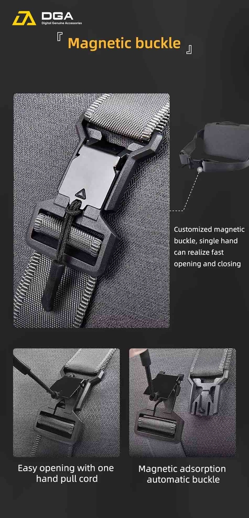 Túi đựng phụ kiện thể thao WIWU ALPHA CHEST PACKAGE CROSSBODY BAG