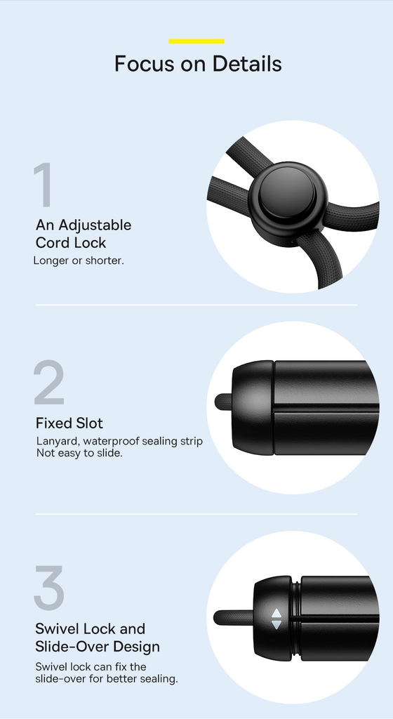 Túi Chống Nước Điện Thoại Baseus Cylinder Slide-cover Waterproof Bag Pro IPX8